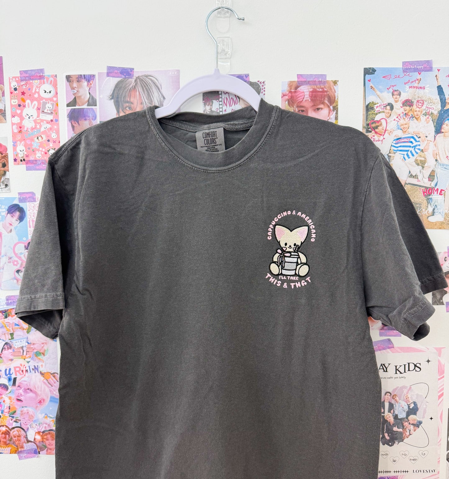This/That Embroidered Crewneck Sweatshirt and Tshirt