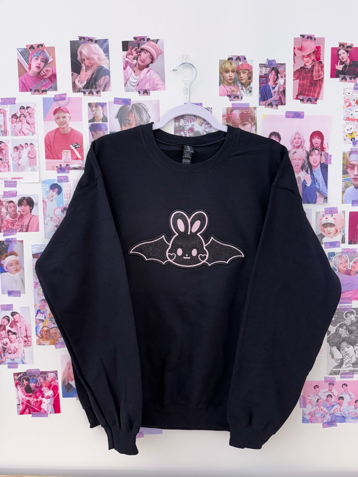 Bat-Teez Embroidered Crewneck Sweatshirt