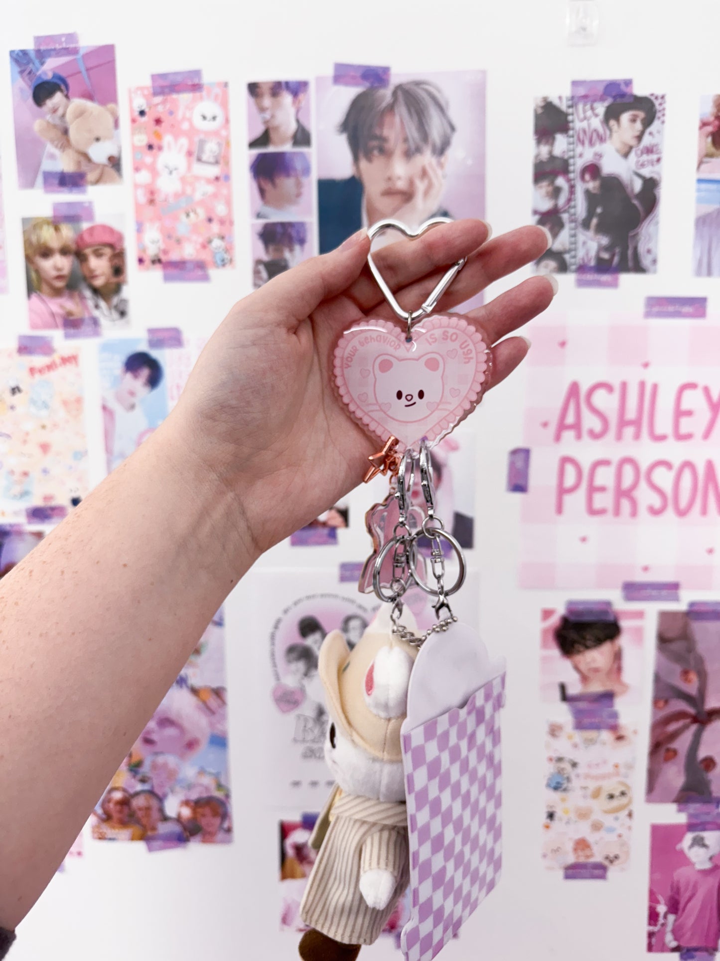 Skz Memes Acrylic Keychain Holders (KEYCHAIN ONLY NO PLUSHIES)