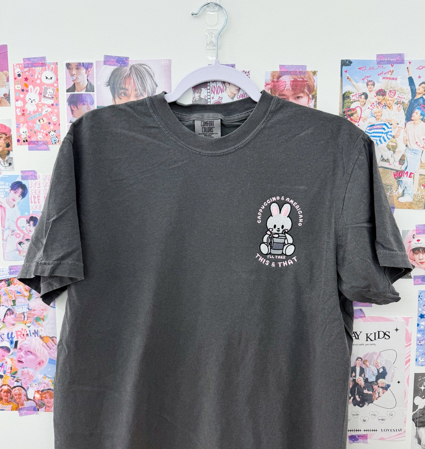This/That Embroidered Crewneck Sweatshirt and Tshirt