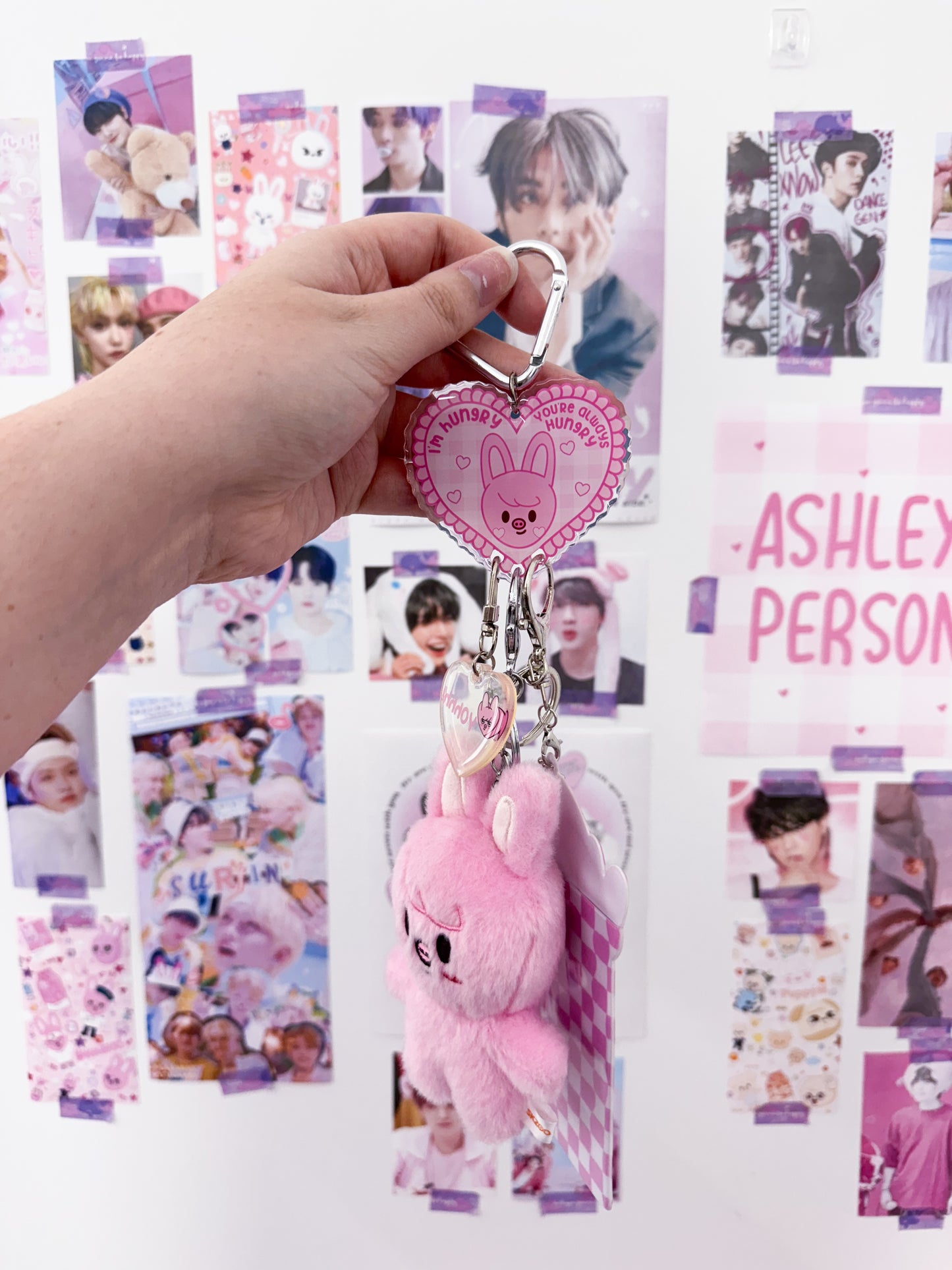 Skz Memes Acrylic Keychain Holders (KEYCHAIN ONLY NO PLUSHIES)