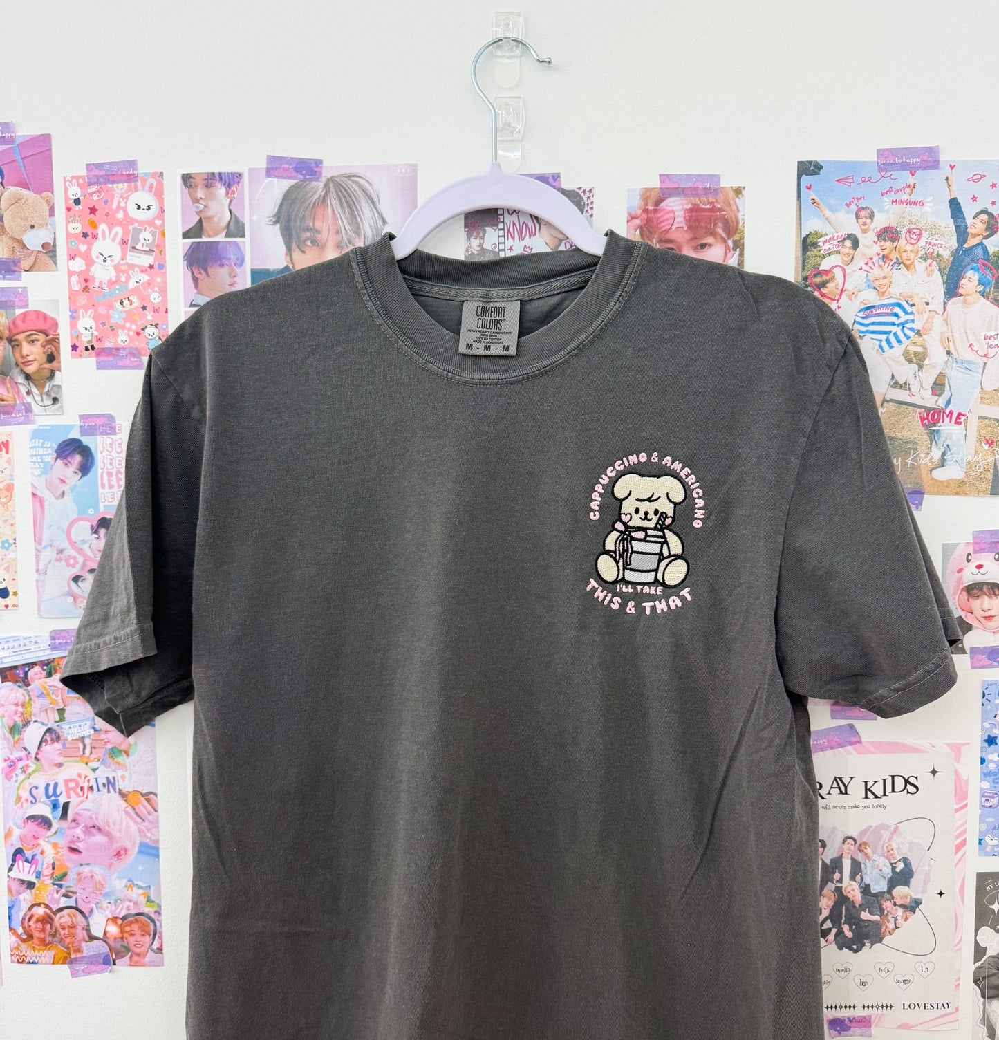 This/That Embroidered Crewneck Sweatshirt and Tshirt