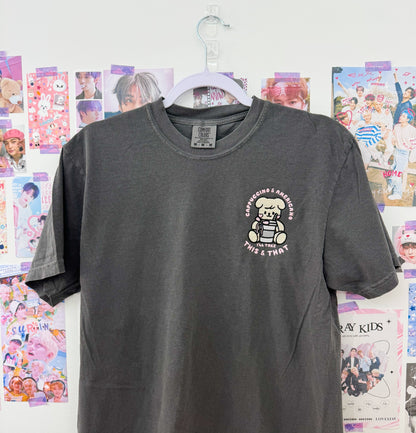 This/That Embroidered Crewneck Sweatshirt and Tshirt
