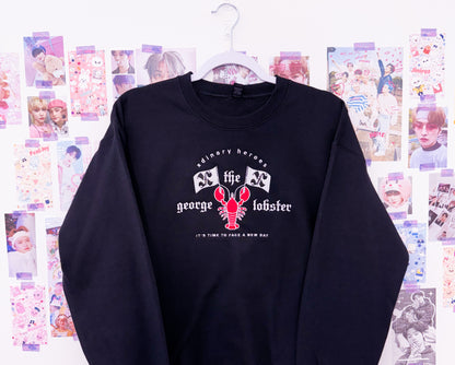 George the Lobster Embroidered Crewneck Sweatshirt