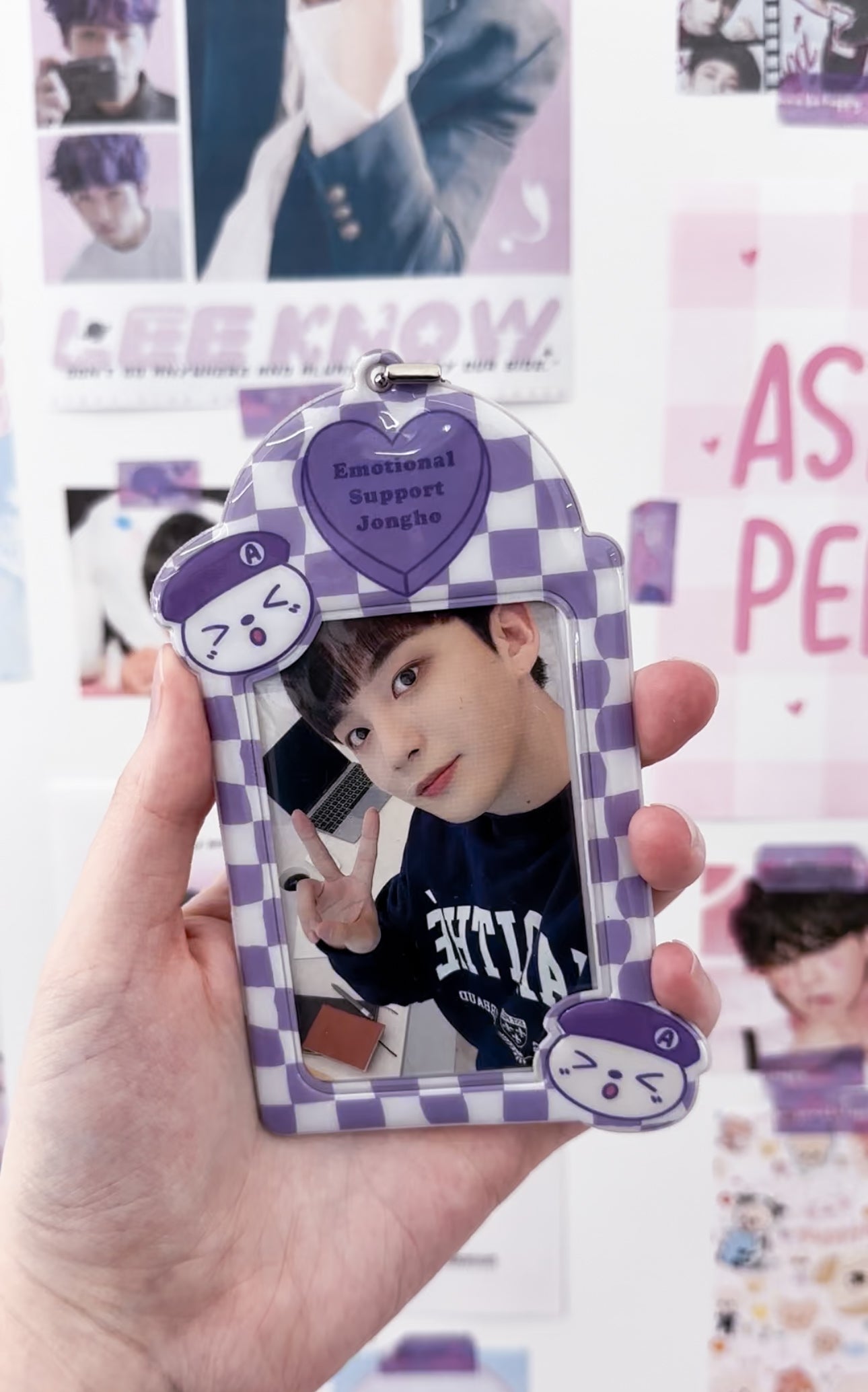 Emotional Support Kpop Idol Photocard Holder