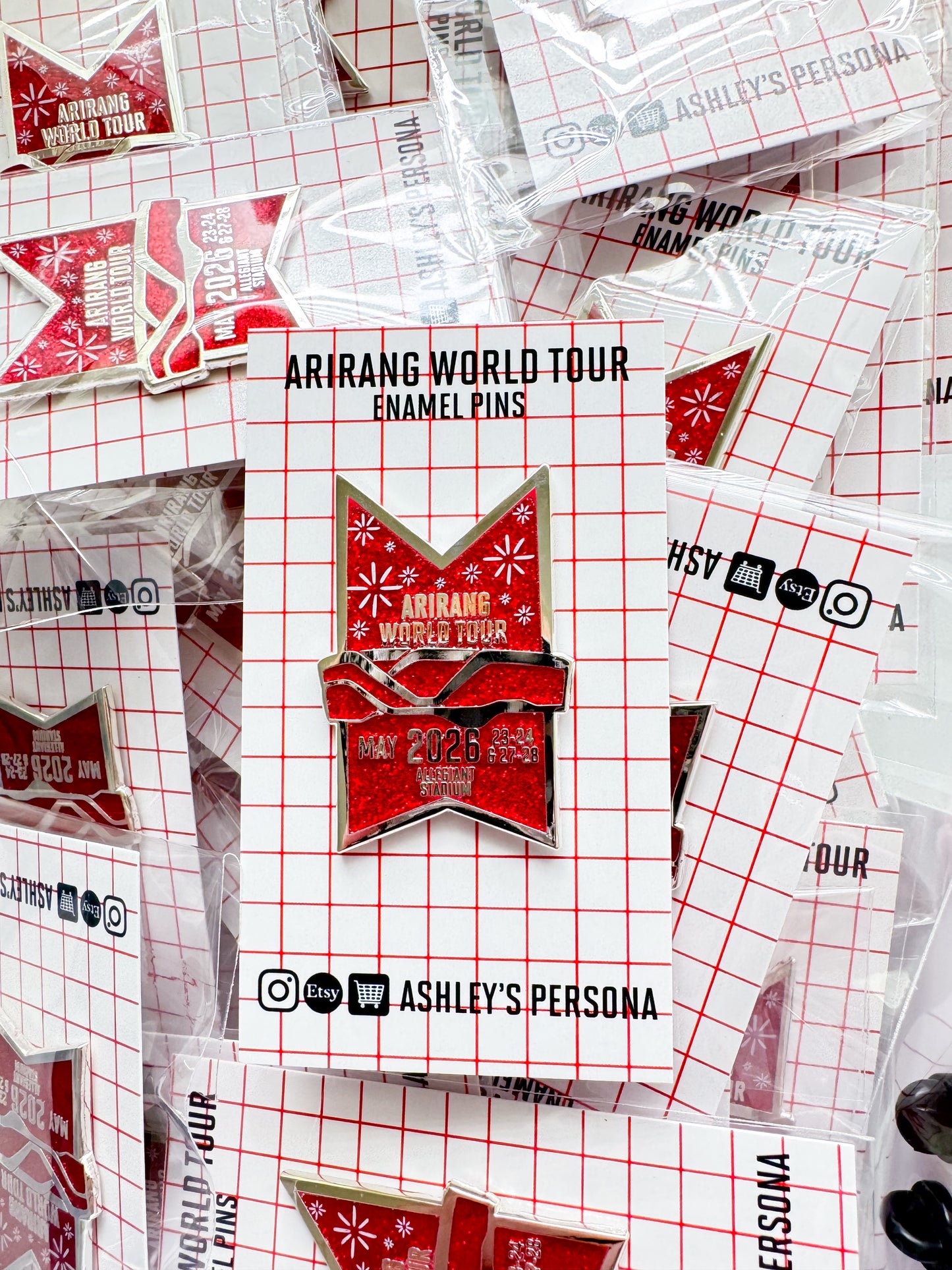 World Tour 2026 Enamel Pins