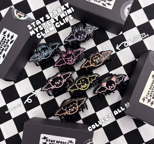 Stays Love Halloween Mystery MINI Claw Clips
