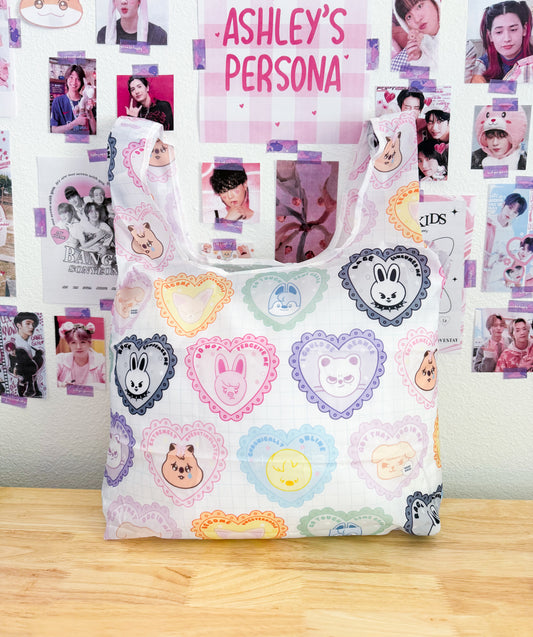 Stay Memes Pt 2 reusable foldable tote