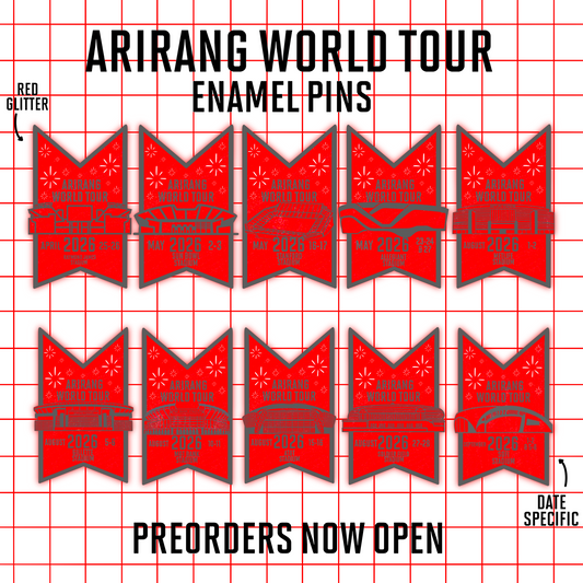 PREORDER READ DESCRIPTION* World Tour 2026 Enamel Pins