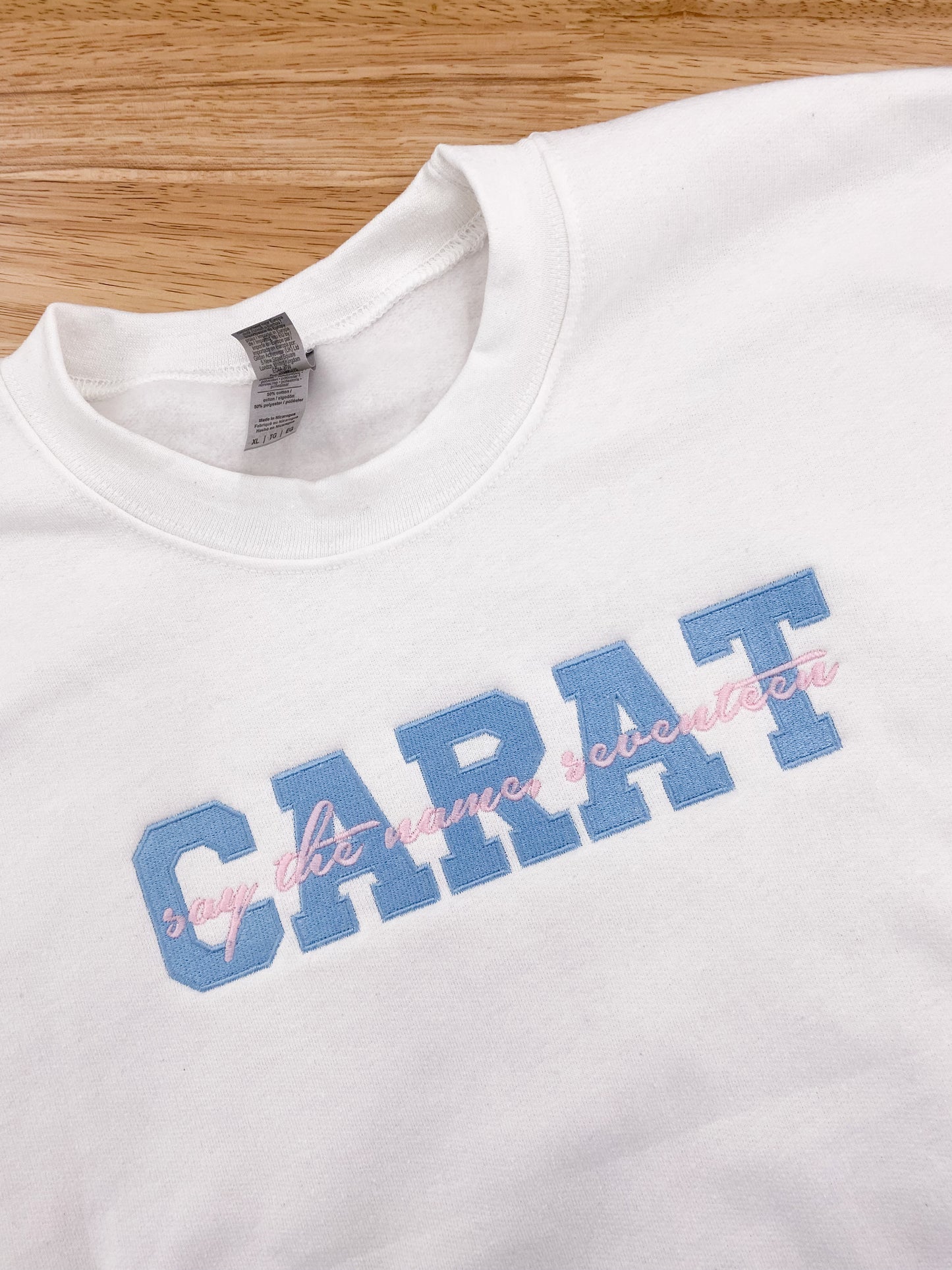 Carat Embroidered Crewneck Sweatshirt