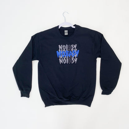 NOEASY embroidered crewneck sweatshirt
