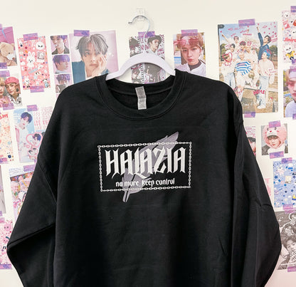 Halazia Embroidered Crewneck Sweatshirt