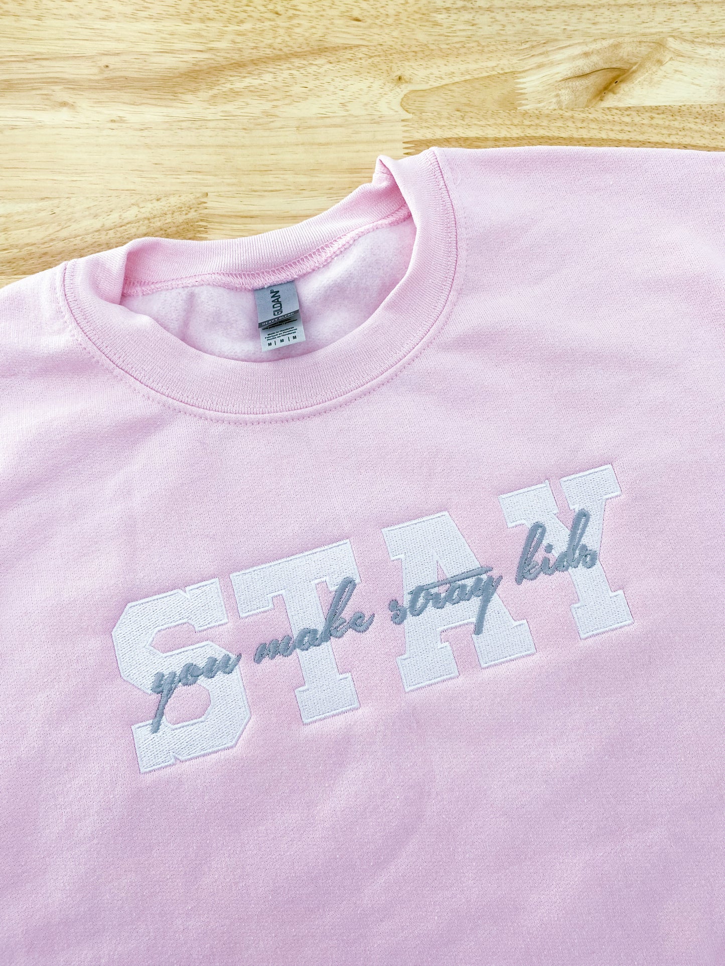 Limited Edition Stay Embroidered Crewneck Sweatshirt